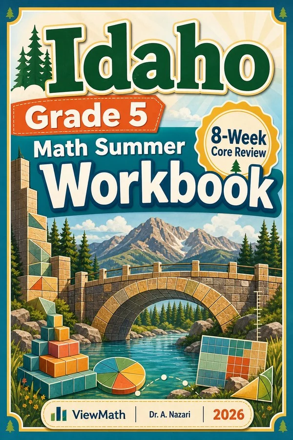 Idaho ISAT Grade 5 Math Summer Review Workbook