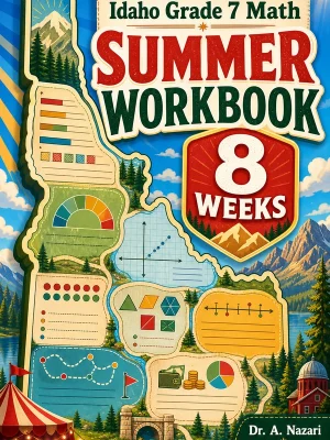 Idaho ISAT Grade 7 Math Summer Review Workbook