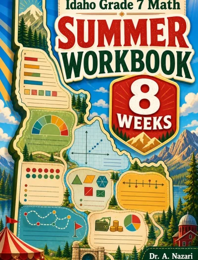 Idaho ISAT Grade 7 Math Summer Review Workbook