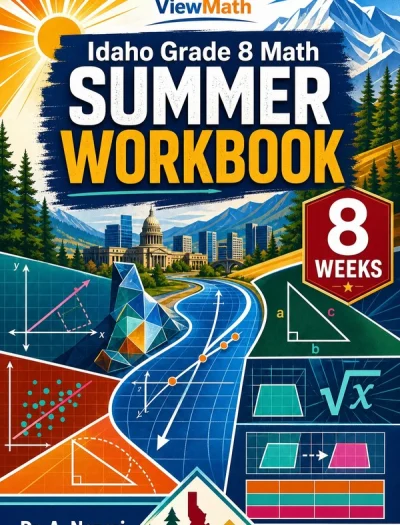 Idaho ISAT Grade 8 Math Summer Review Workbook