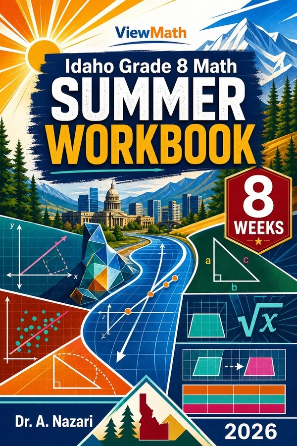 Idaho ISAT Grade 8 Math Summer Review Workbook