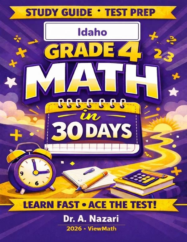 Idaho ISAT Grade 4 Math in 30 Days