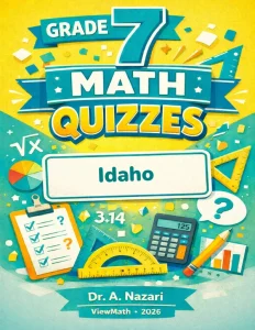 Idaho ISAT Grade 7 Math Quizzes