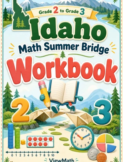 Idaho Grade 2 to Grade 3 Math Summer Bridge Workbook