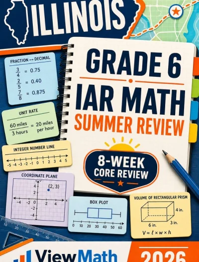 Illinois IAR Grade 6 Math Summer Review