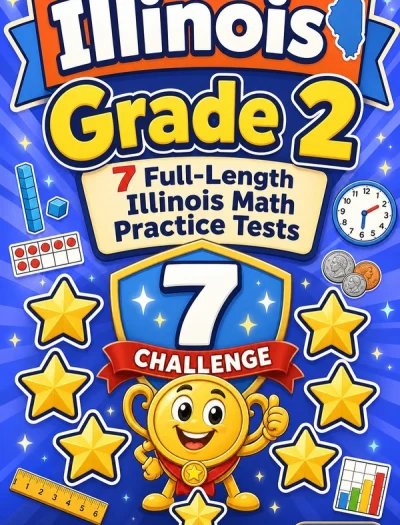 7 Full-Length Illinois Grade 2 Math Practice Tests