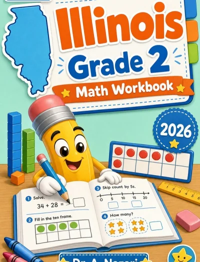 Illinois Grade 2 Math Workbook