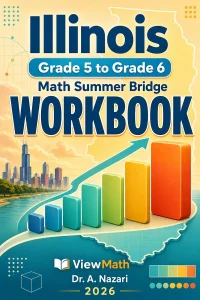 Illinois IAR Grade 5 Math Summer Bridge Workbook