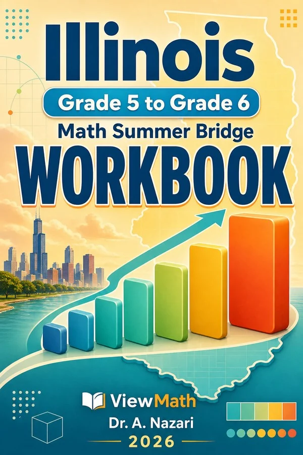 Illinois IAR Grade 5 Math Summer Bridge Workbook