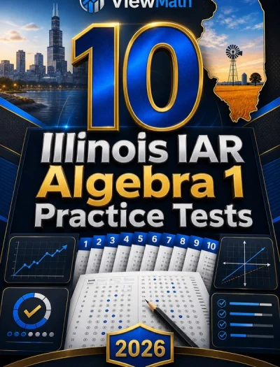10 Illinois IAR Algebra 1 Math Practice Tests