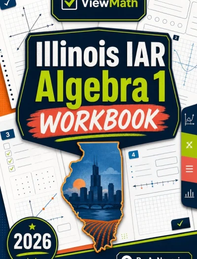 Illinois IAR Algebra 1 Math Workbook