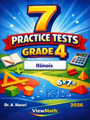 7 Illinois IAR Grade 4 Math Practice Tests