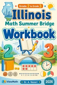 Illinois Grade 2 to Grade 3 Math Summer Bridge Workbook