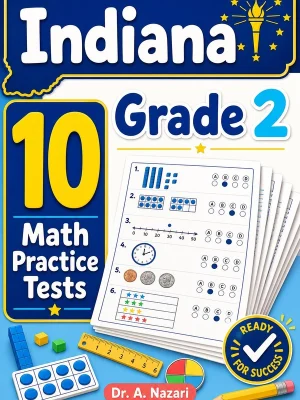 10 Full-Length Indiana Grade 2 Math Practice Tests