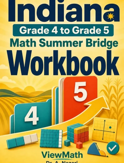 Indiana ILEARN Grade 4 Math Summer Bridge Workbook