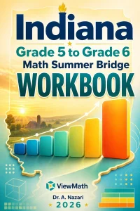 Indiana ILEARN Grade 5 Math Summer Bridge Workbook
