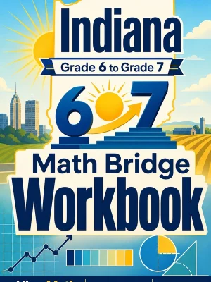 Indiana ILEARN Grade 6 Math Summer Bridge Workbook