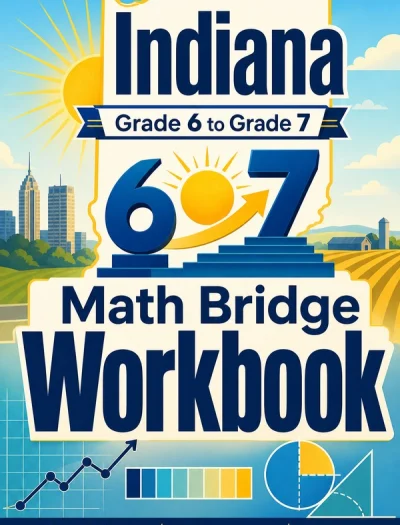 Indiana ILEARN Grade 6 Math Summer Bridge Workbook