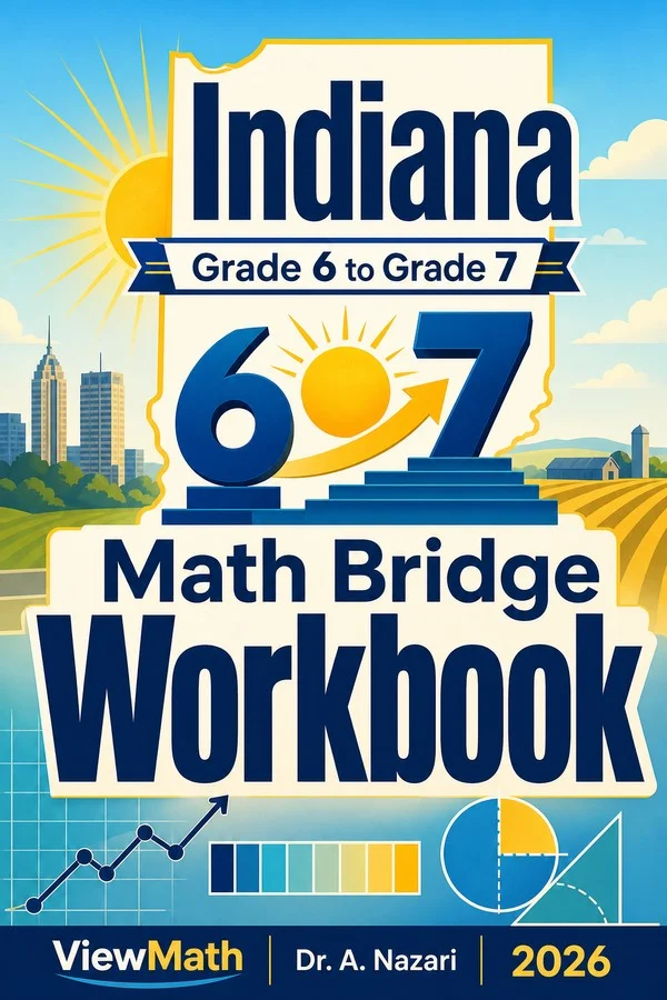 Indiana ILEARN Grade 6 Math Summer Bridge Workbook