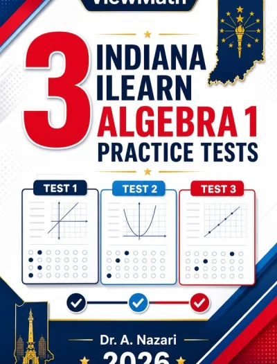 3 Indiana ILEARN Algebra 1 Math Practice Tests
