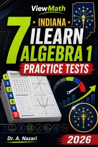 7 Indiana ILEARN Algebra 1 Math Practice Tests