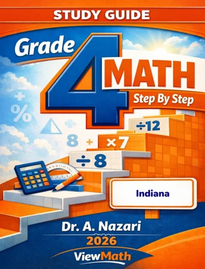 Indiana ILEARN Grade 4 Math Step by Step