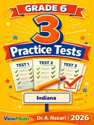 3 Indiana ILEARN Grade 6 Math Practice Tests