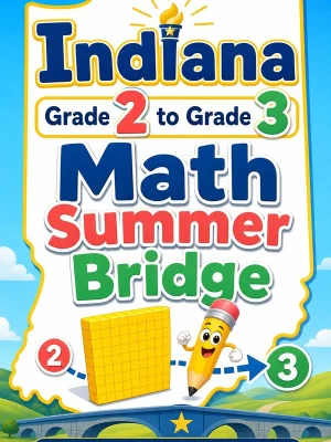 Indiana Grade 2 to Grade 3 Math Summer Bridge