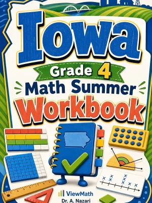 Iowa ISASP Grade 4 Math Summer Review Workbook