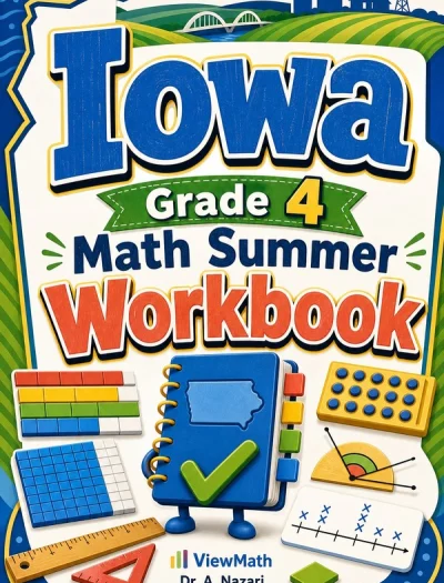 Iowa ISASP Grade 4 Math Summer Review Workbook