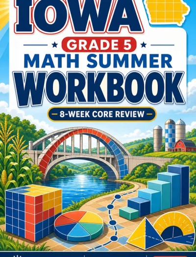 Iowa ISASP Grade 5 Math Summer Review Workbook