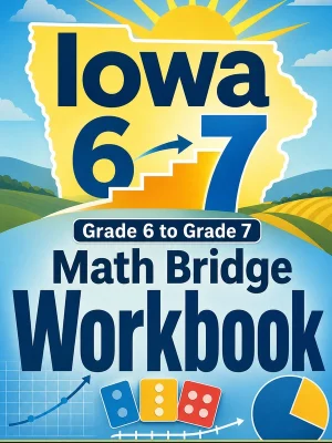 Iowa ISASP Grade 6 Math Summer Bridge Workbook