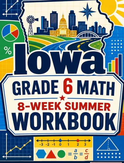 Iowa ISASP Grade 6 Math Summer Review Workbook