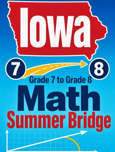 Iowa ISASP Grade 7 to Grade 8 Math Summer Bridge