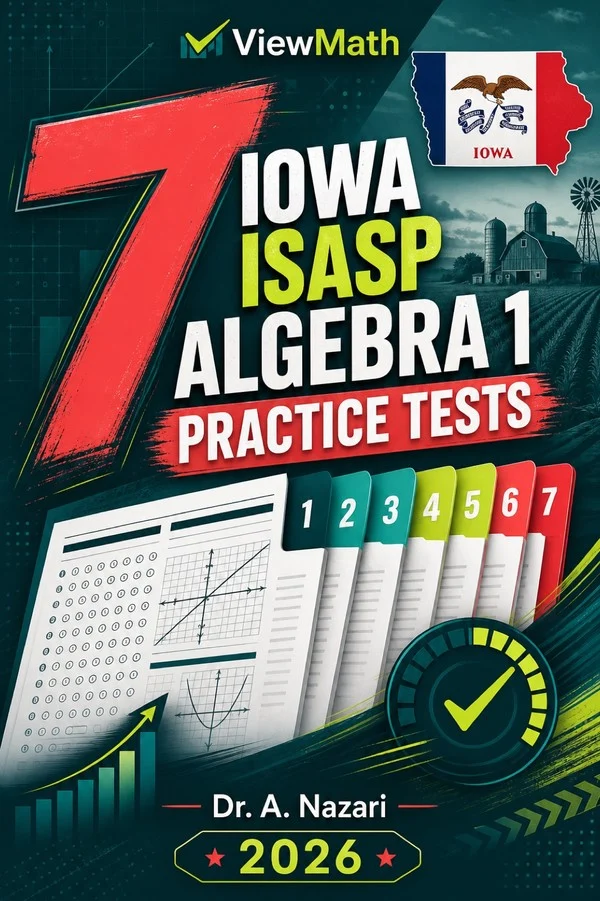 7 Iowa ISASP Algebra 1 Practice Tests