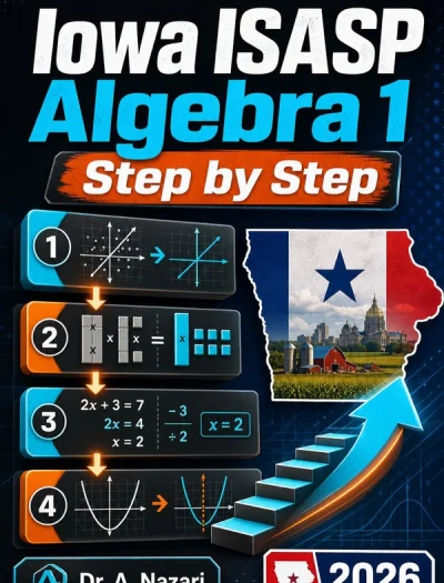 Iowa ISASP Algebra 1 Math Step by Step
