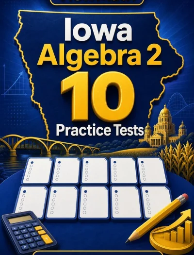 10 Full-Length Iowa Algebra 2 Practice Tests