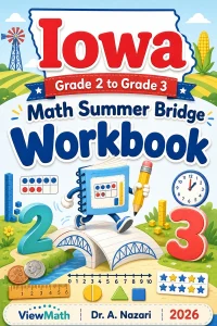 Iowa Grade 2 to Grade 3 Math Summer Bridge Workbook