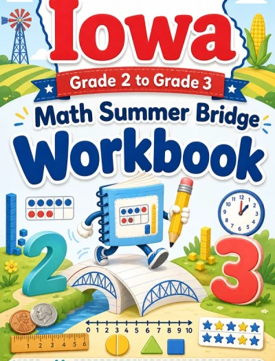 Iowa Grade 2 to Grade 3 Math Summer Bridge Workbook