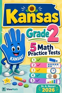 5 Full-Length Kansas Grade 2 Math Practice Tests