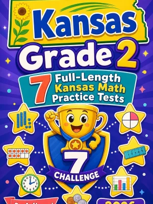 7 Full-Length Kansas Grade 2 Math Practice Tests