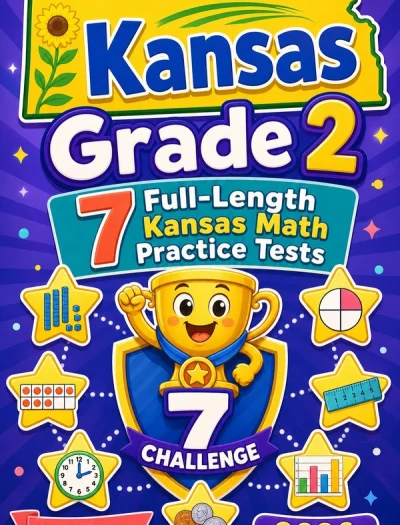 7 Full-Length Kansas Grade 2 Math Practice Tests