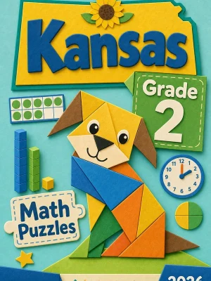 Kansas Grade 2 Math Puzzles and Brain Teasers
