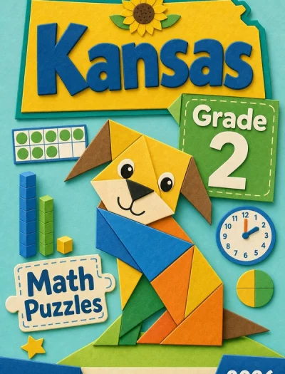 Kansas Grade 2 Math Puzzles and Brain Teasers