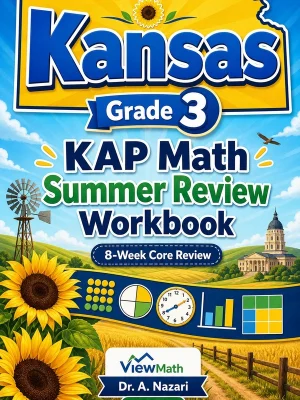 Kansas KAP Grade 3 Math Summer Review Workbook