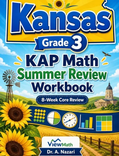 Kansas KAP Grade 3 Math Summer Review Workbook