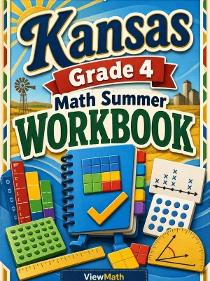 Kansas KAP Grade 4 Math Summer Review Workbook