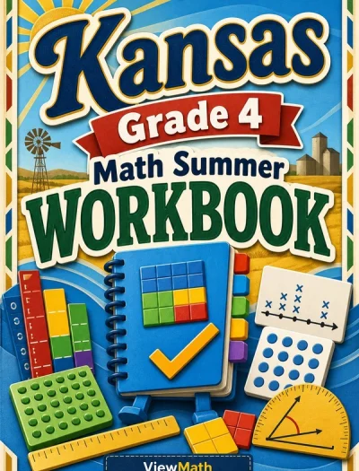 Kansas KAP Grade 4 Math Summer Review Workbook