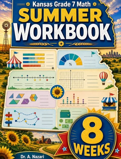 Kansas KAP Grade 7 Math Summer Review Workbook