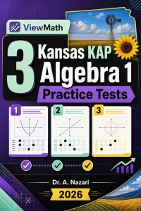 3 Kansas KAP Algebra 1 Math Practice Tests